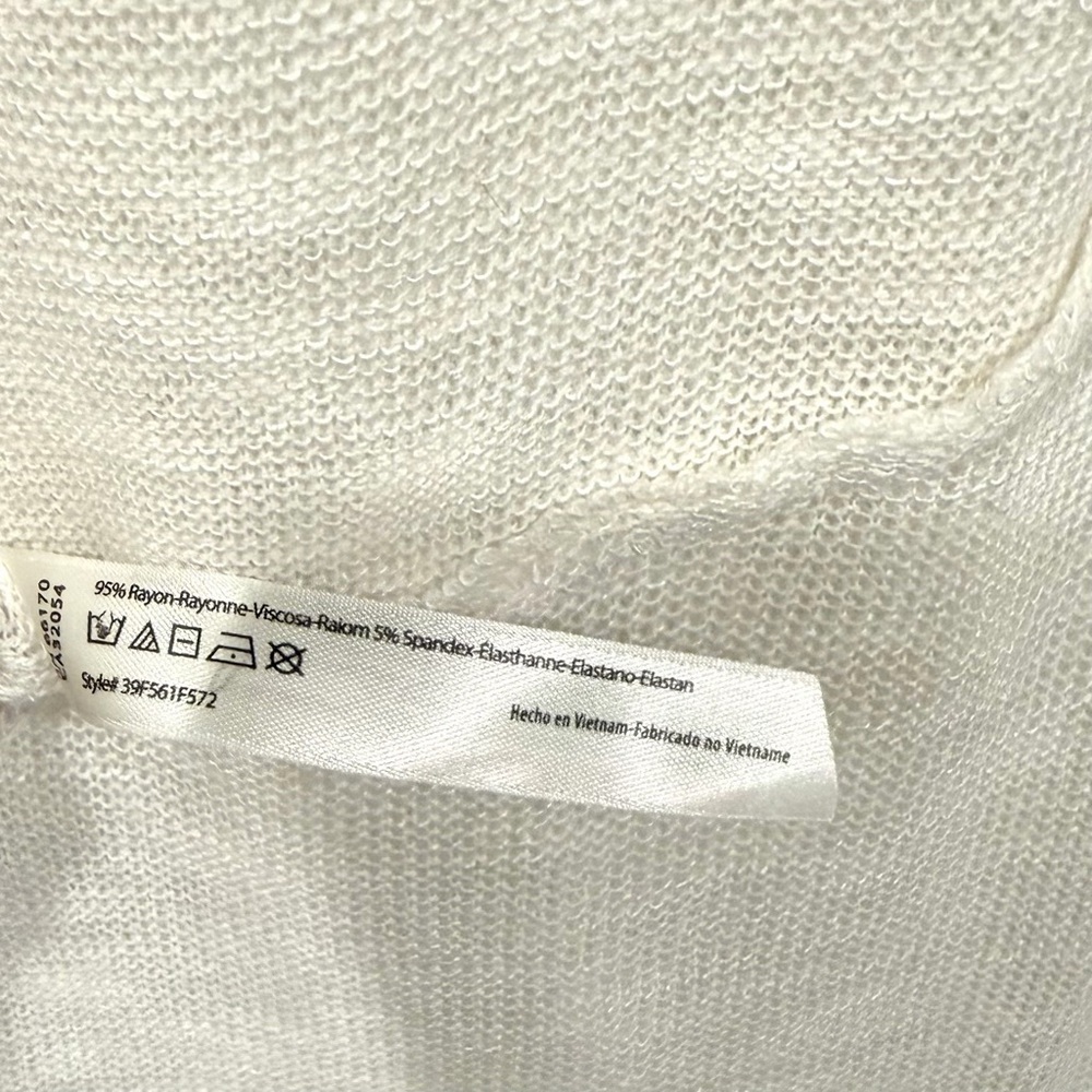 Free People Layering Tee Snow Combo Size S NWT Asymmetric Hem Soft Stretch - Picture 6 of 8
